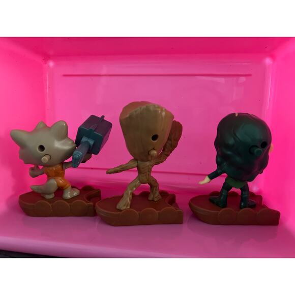 MCDONALD'S HAPPY MEAL 2022 MARVEL THOR GROOT ROCKET RACCOON - Picture 5 of 5